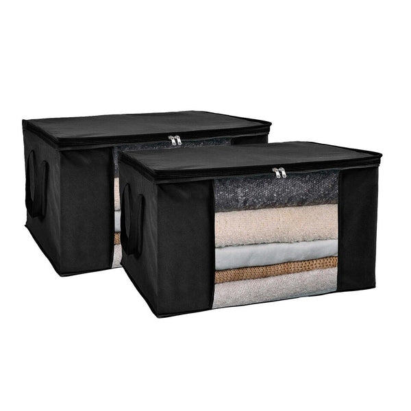 Black Underbed Storage Bags – 2 Pack