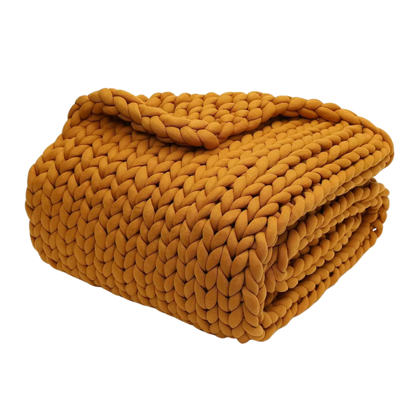 Thick Braided Knit Blanket